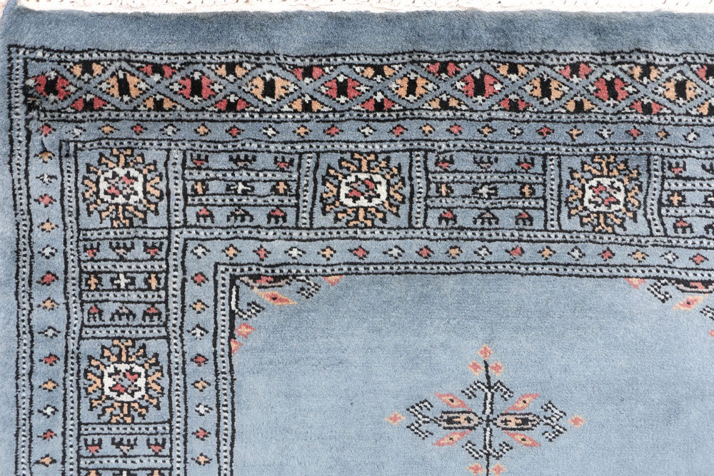 Light Slate Grey Butterfly 2' 7 x 11' 7 - No. 46857 - ALRUG Rug Store