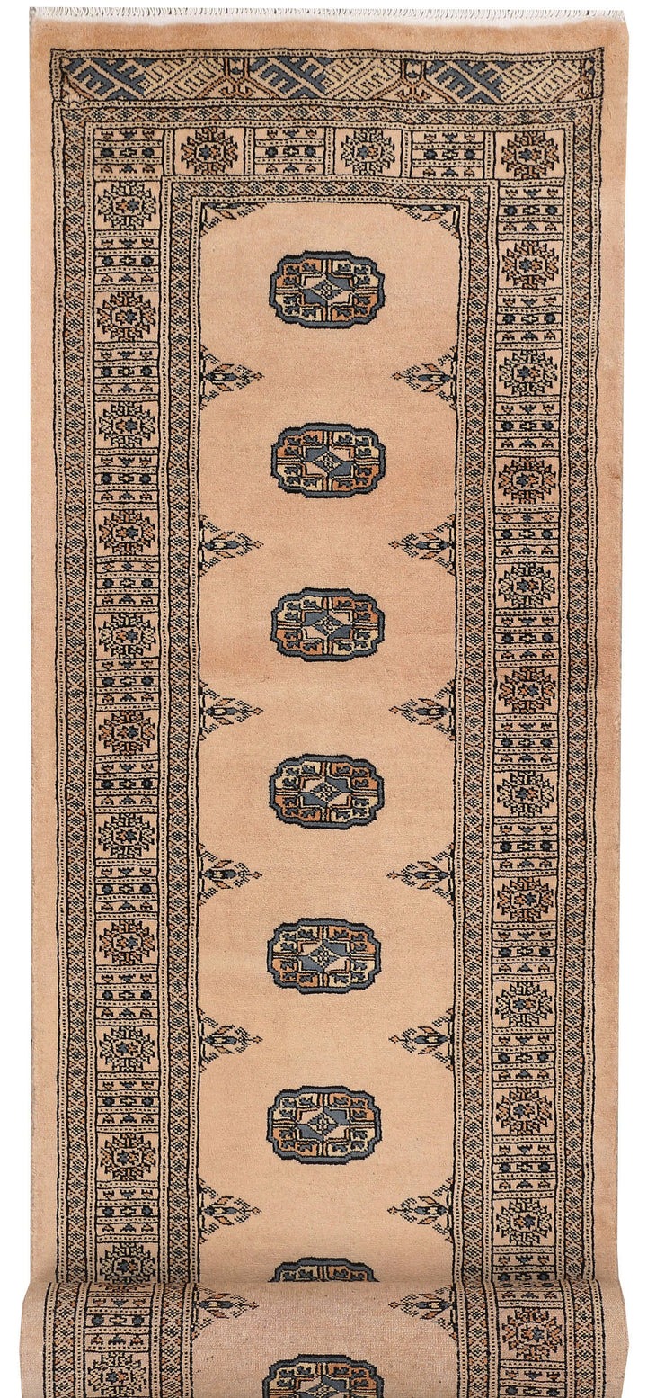 Tan Bokhara 2' 7 x 11' 4 - No. 46864 - ALRUG Rug Store