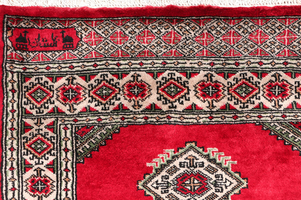 Dark Red Jaldar 2' 7 x 10' 10 - No. 46866 - ALRUG Rug Store