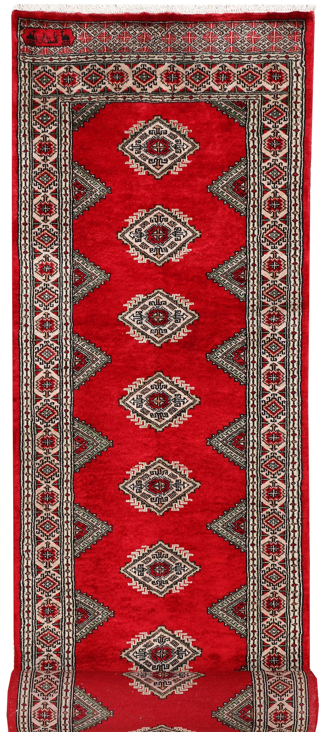 Dark Red Jaldar 2' 7 x 10' 10 - No. 46866 - ALRUG Rug Store