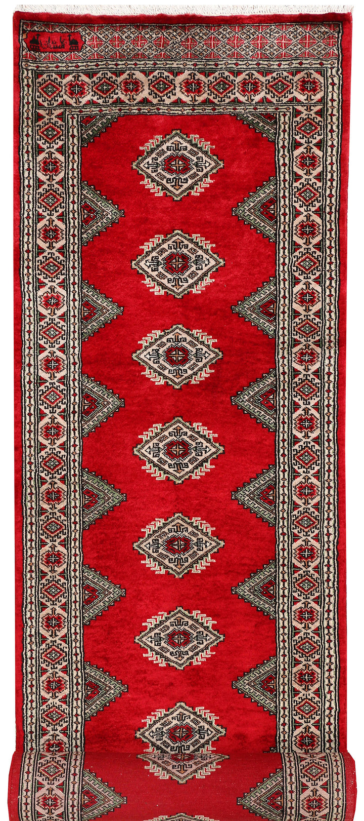 Dark Red Jaldar 2' 7 x 10' 10 - No. 46866 - ALRUG Rug Store