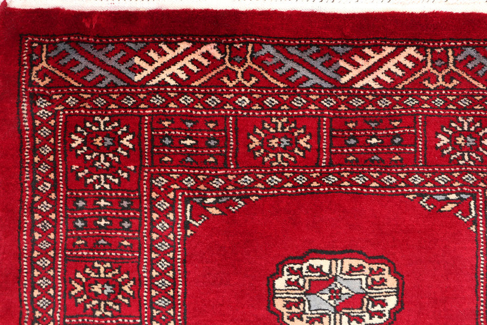 Dark Red Bokhara 2' 7 x 11' 11 - No. 46871 - ALRUG Rug Store