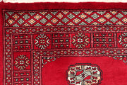 Dark Red Bokhara 2' 6 x 11' 7 - No. 46873 - ALRUG Rug Store