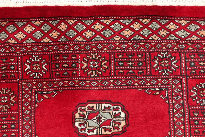 Dark Red Bokhara 2' 6 x 11' 7 - No. 46873 - ALRUG Rug Store
