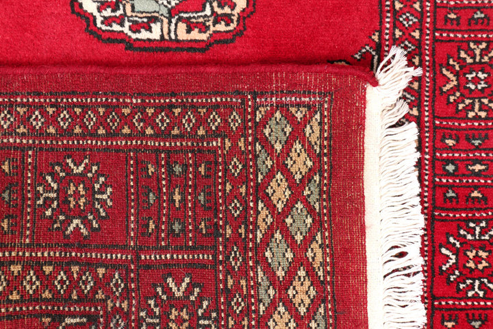 Dark Red Bokhara 2' 6 x 11' 7 - No. 46873 - ALRUG Rug Store