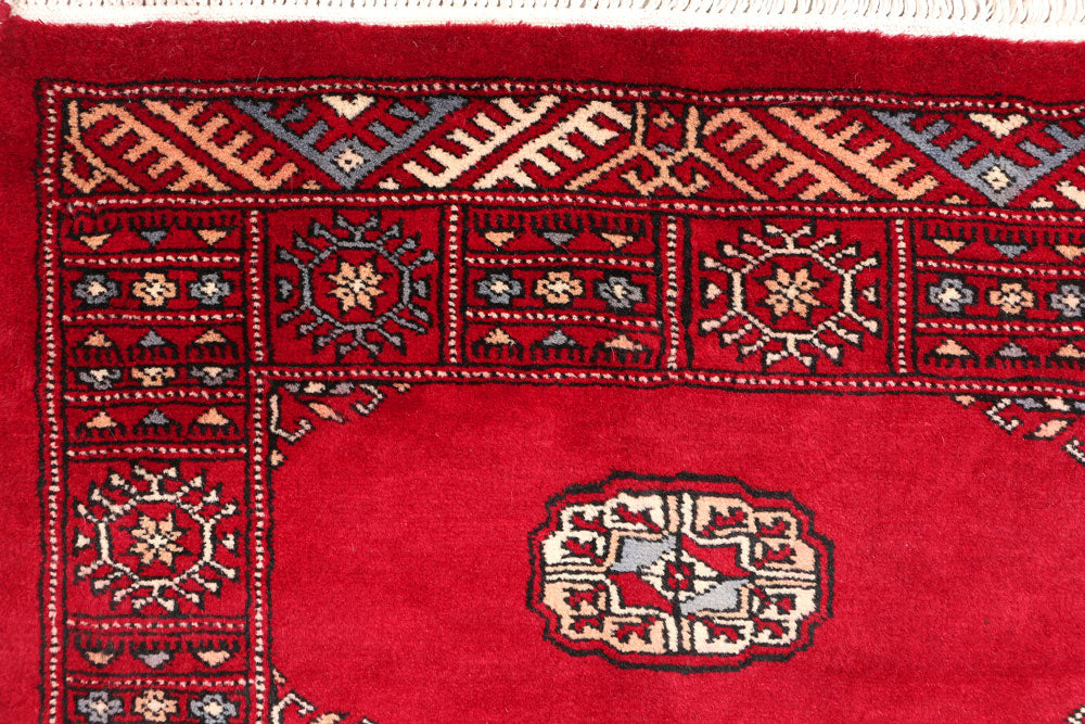 Dark Red Bokhara 2' 6 x 12' 2 - No. 46877 - ALRUG Rug Store
