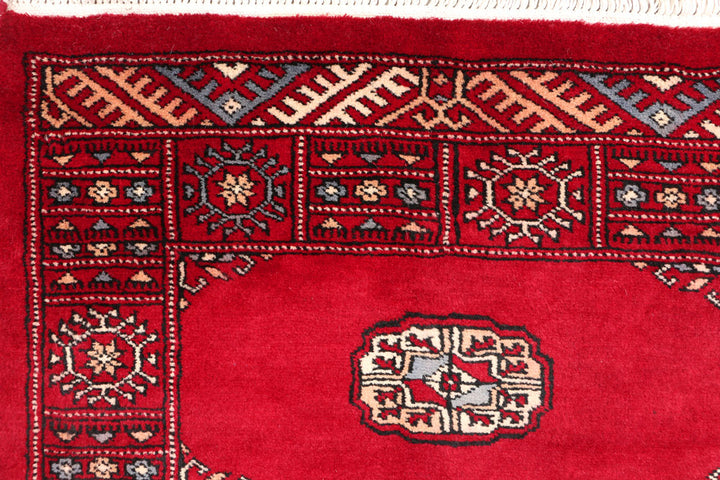 Dark Red Bokhara 2' 6 x 12' 2 - No. 46877 - ALRUG Rug Store