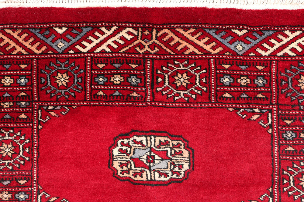 Dark Red Bokhara 2' 6 x 12' 2 - No. 46877 - ALRUG Rug Store