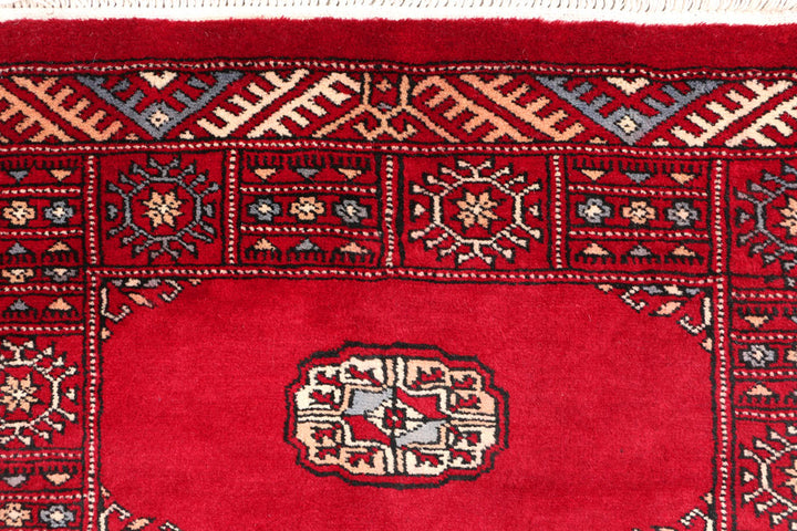 Dark Red Bokhara 2' 6 x 12' 2 - No. 46877 - ALRUG Rug Store