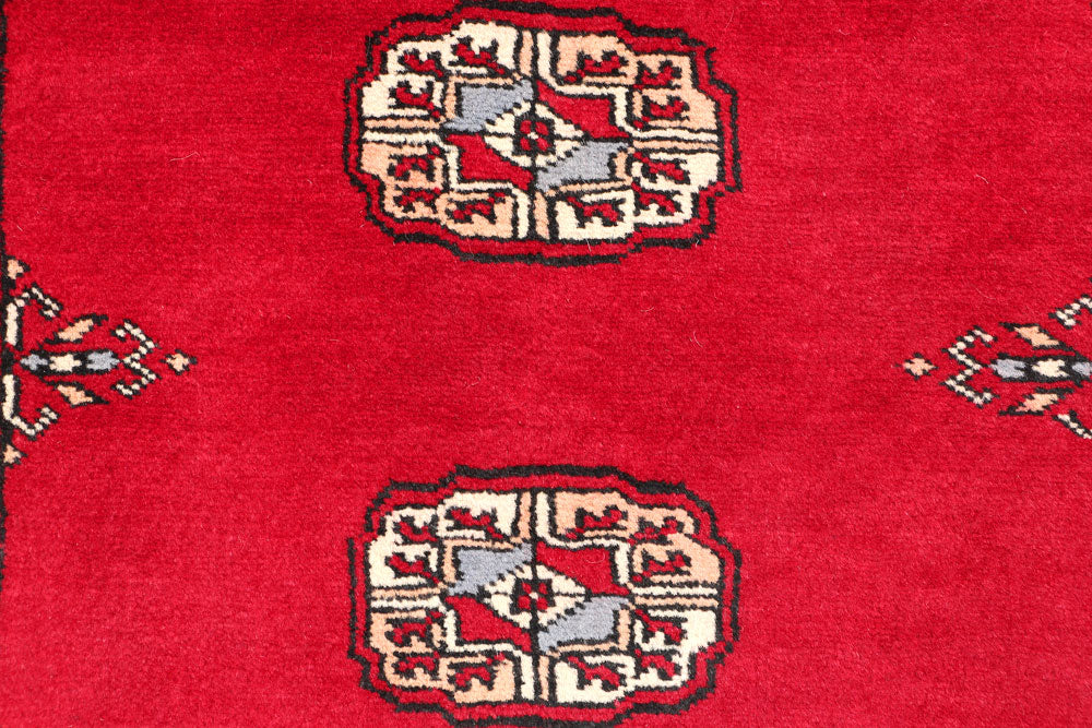 Dark Red Bokhara 2' 6 x 12' 2 - No. 46877 - ALRUG Rug Store