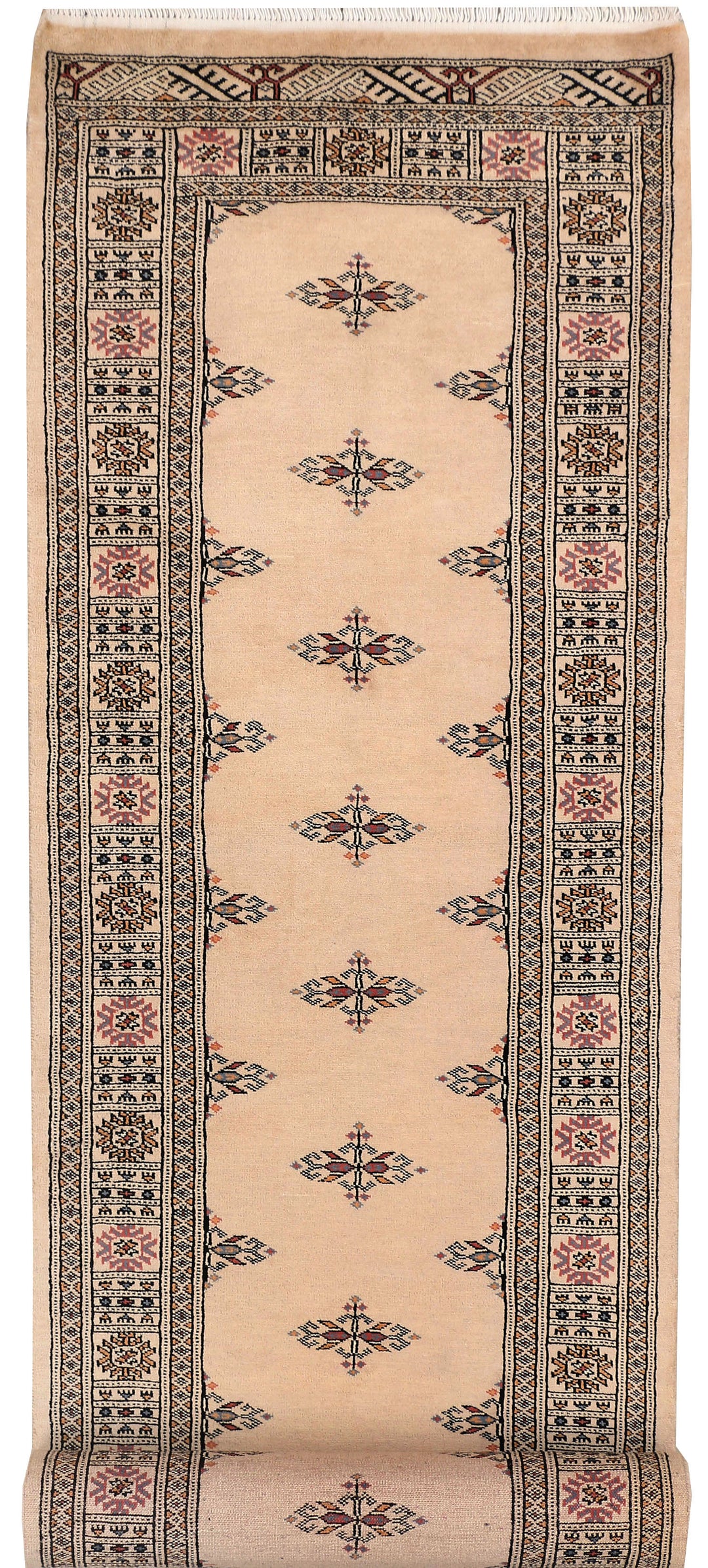 Tan Butterfly 2' 7 x 11' 11 - No. 46878 - ALRUG Rug Store