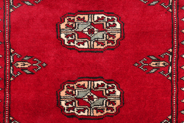 Dark Red Bokhara 2' 6 x 11' 5 - No. 46879 - ALRUG Rug Store