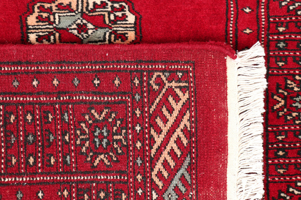 Dark Red Bokhara 2' 6 x 11' 5 - No. 46879 - ALRUG Rug Store