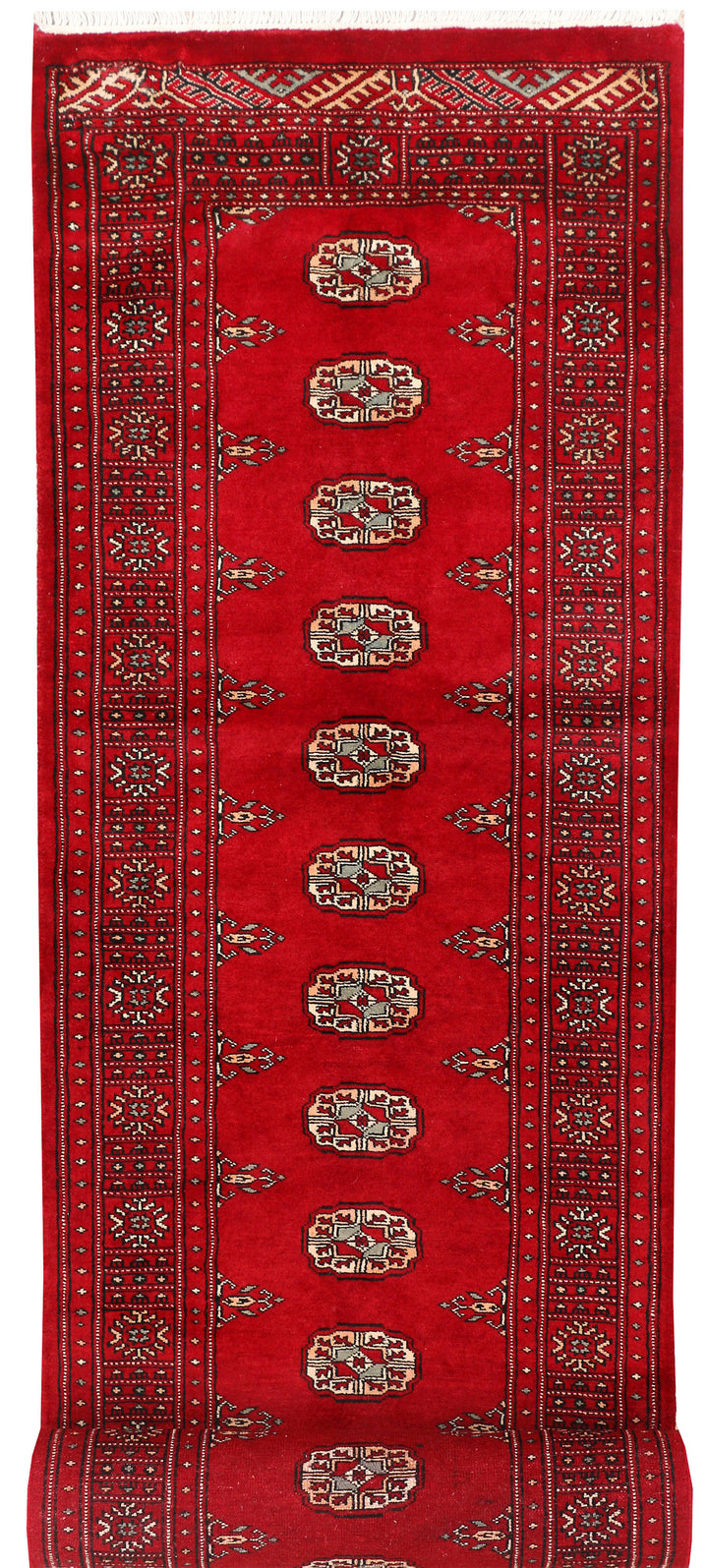 Dark Red Bokhara 2' 6 x 11' 5 - No. 46879 - ALRUG Rug Store
