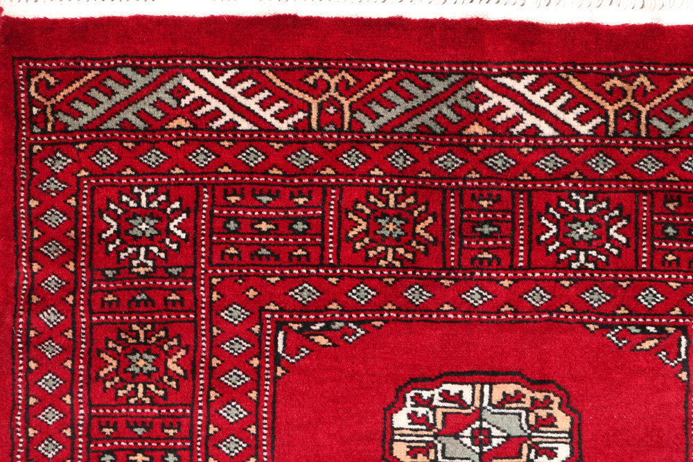 Dark Red Bokhara 2' 7 x 12' 8 - No. 46885 - ALRUG Rug Store