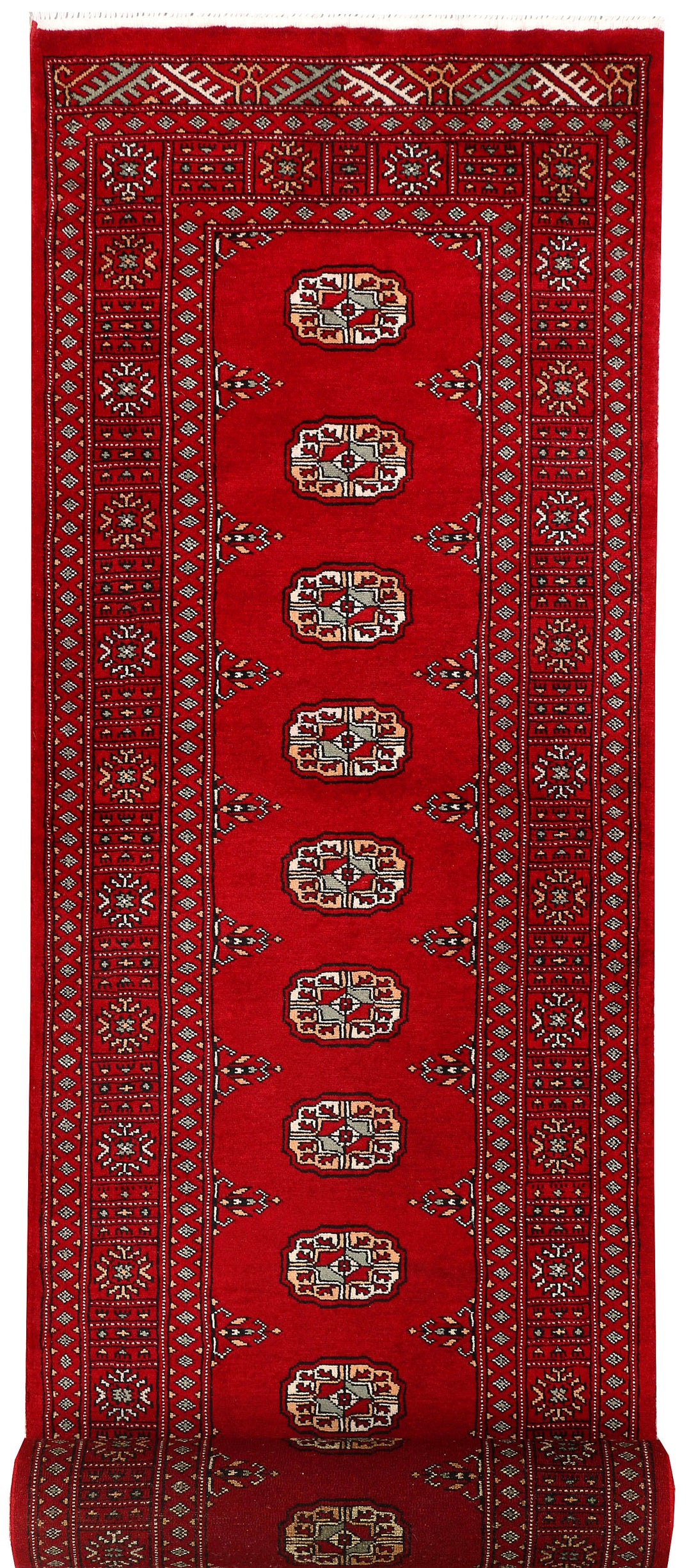 Dark Red Bokhara 2' 7 x 12' 8 - No. 46885 - ALRUG Rug Store