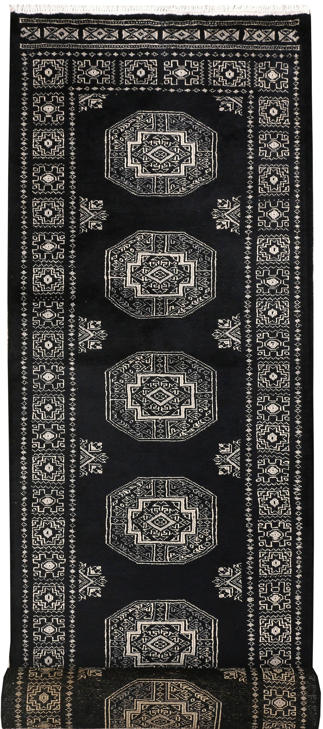 Black Fil Pa 2' 7 x 12' - No. 46886 - ALRUG Rug Store