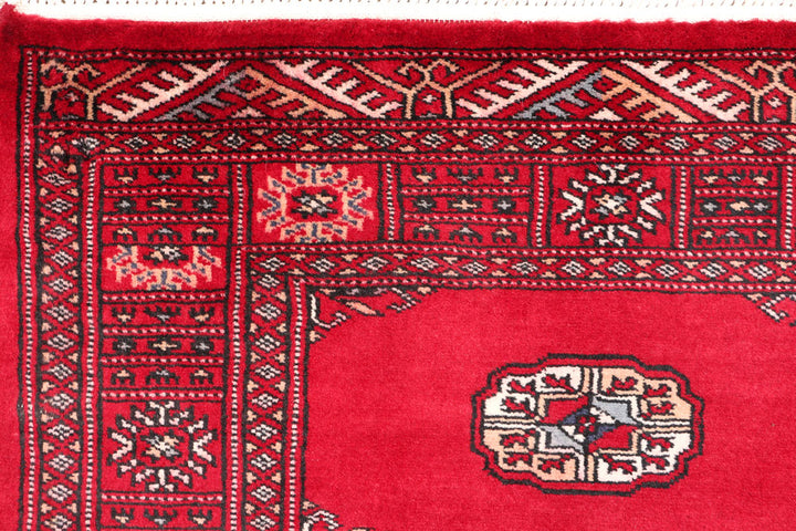 Red Bokhara 2' 8 x 12' - No. 46887 - ALRUG Rug Store