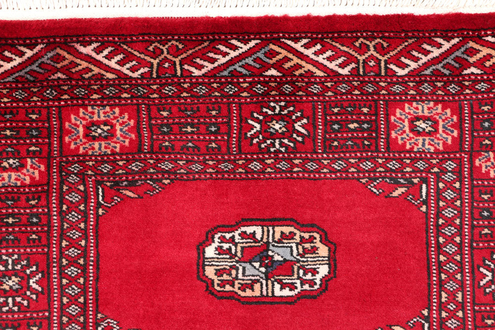 Red Bokhara 2' 8 x 12' - No. 46887 - ALRUG Rug Store