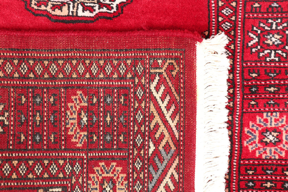 Red Bokhara 2' 8 x 12' - No. 46887 - ALRUG Rug Store