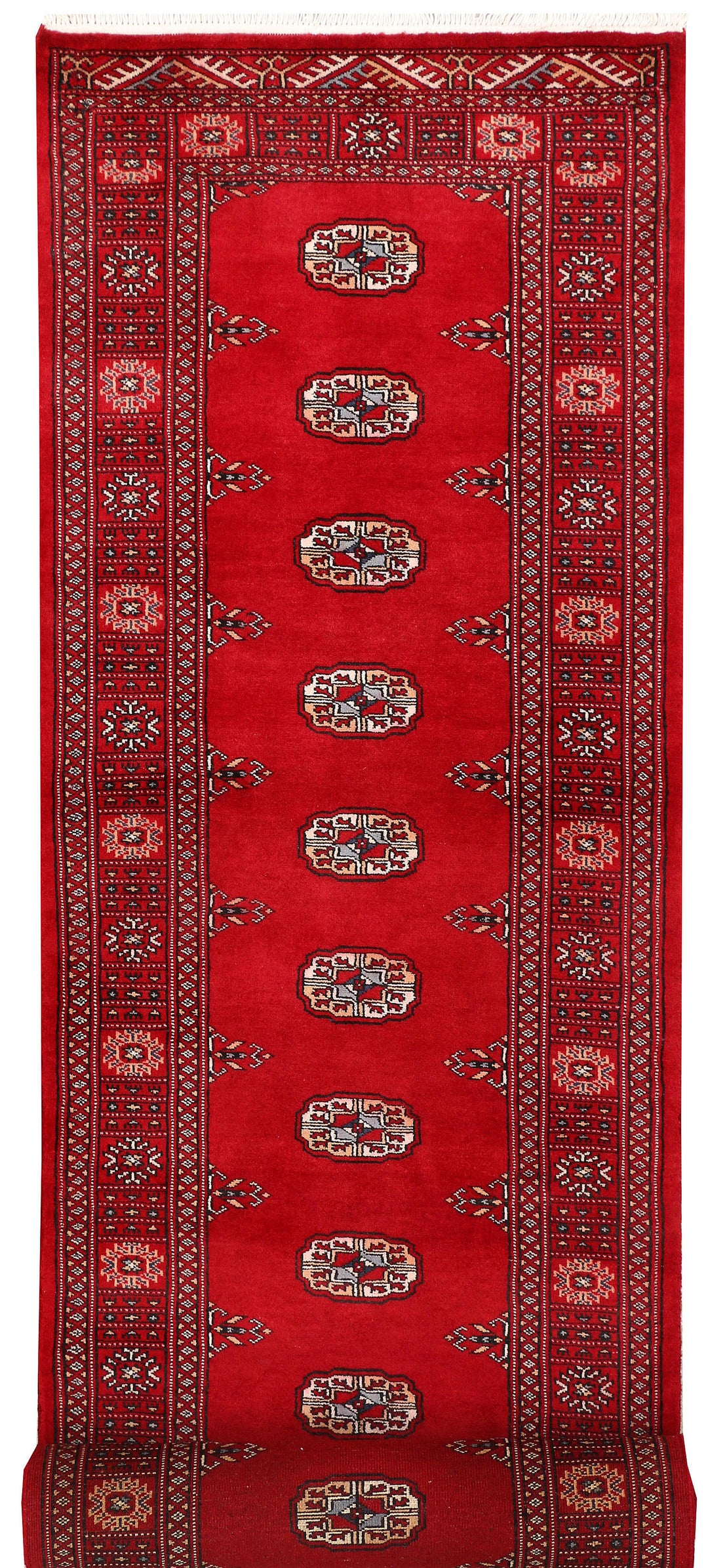 Red Bokhara 2' 8 x 12' - No. 46887 - ALRUG Rug Store