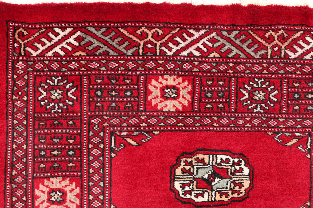 Dark Red Bokhara 2' 5 x 11' 8 - No. 46889 - ALRUG Rug Store