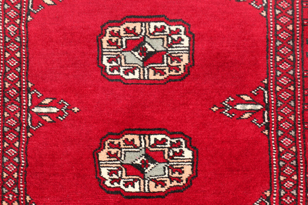 Dark Red Bokhara 2' 5 x 11' 8 - No. 46889 - ALRUG Rug Store