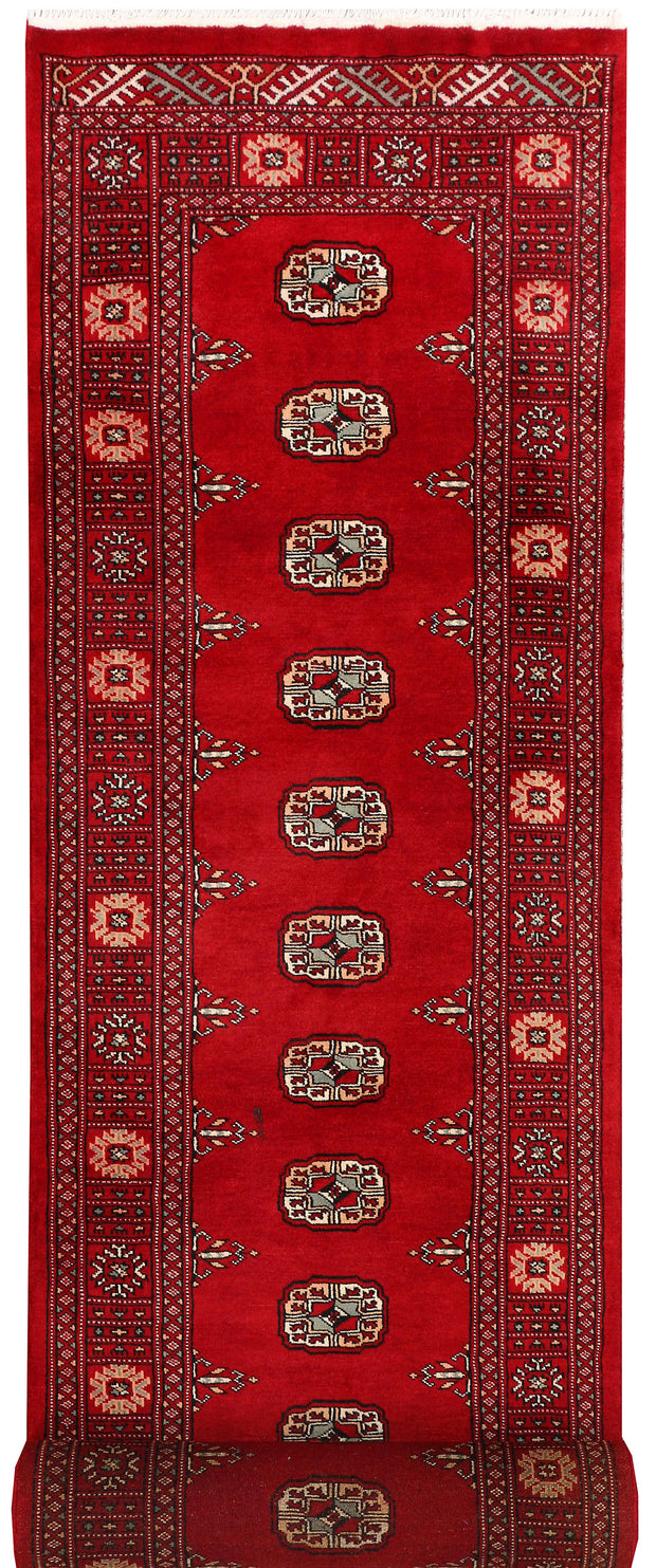 Dark Red Bokhara 2' 5 x 11' 8 - No. 46889 - ALRUG Rug Store