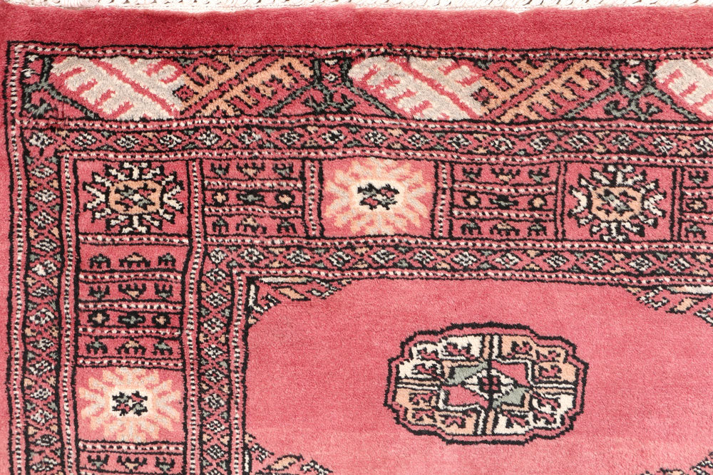 Indian Red Bokhara 2' 7 x 11' 1 - No. 46899 - ALRUG Rug Store