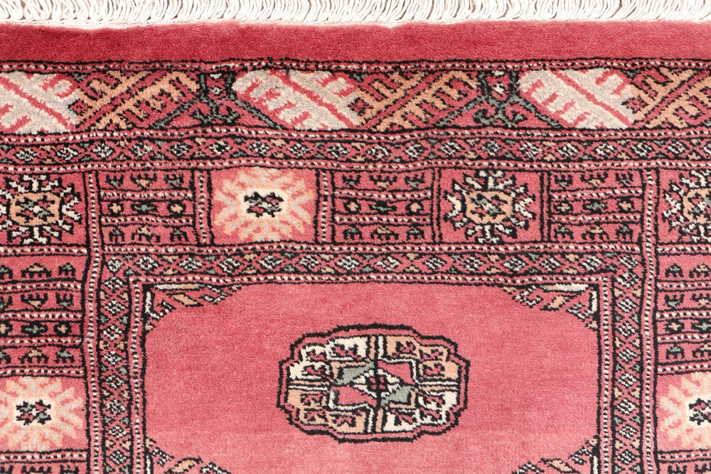 Indian Red Bokhara 2' 7 x 11' 1 - No. 46899 - ALRUG Rug Store
