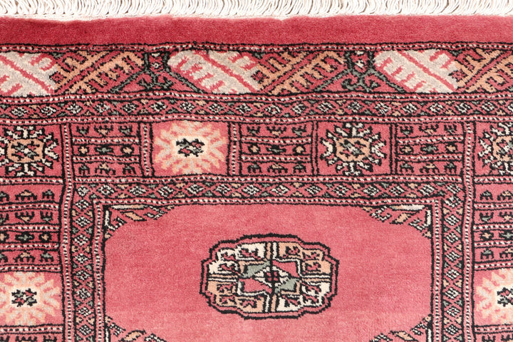 Indian Red Bokhara 2' 7 x 11' 1 - No. 46899 - ALRUG Rug Store