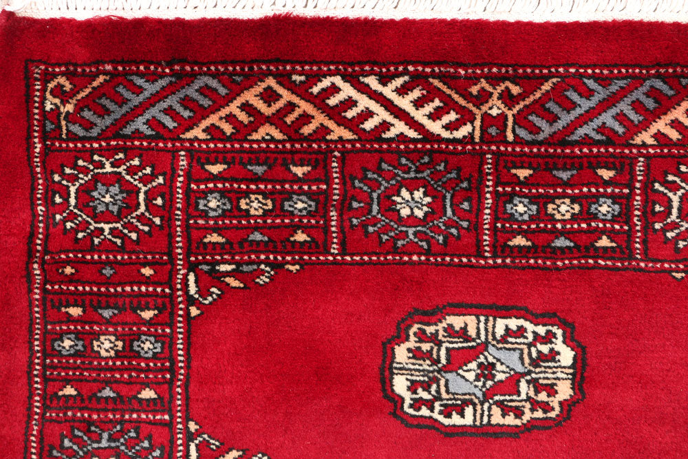 Dark Red Bokhara 2' 6 x 12' 4 - No. 46903 - ALRUG Rug Store