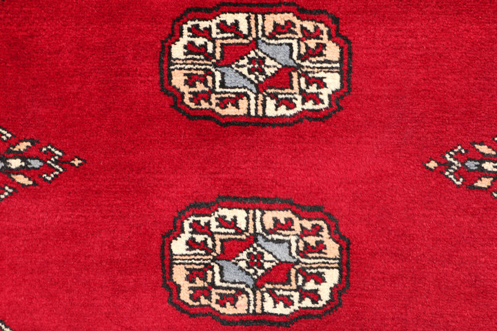 Dark Red Bokhara 2' 6 x 12' 4 - No. 46903 - ALRUG Rug Store