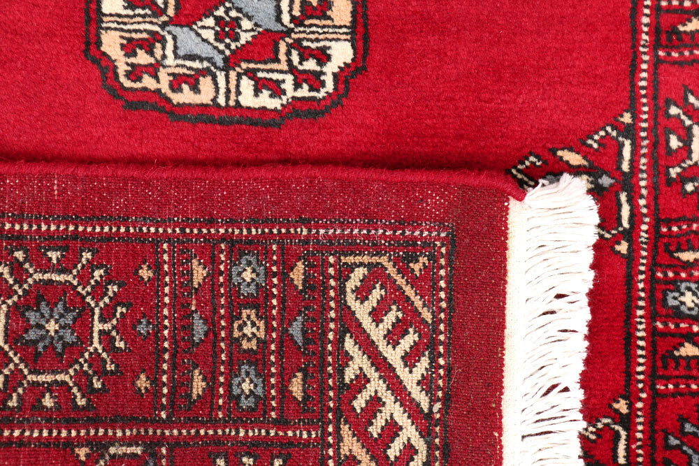 Dark Red Bokhara 2' 6 x 12' 4 - No. 46903 - ALRUG Rug Store