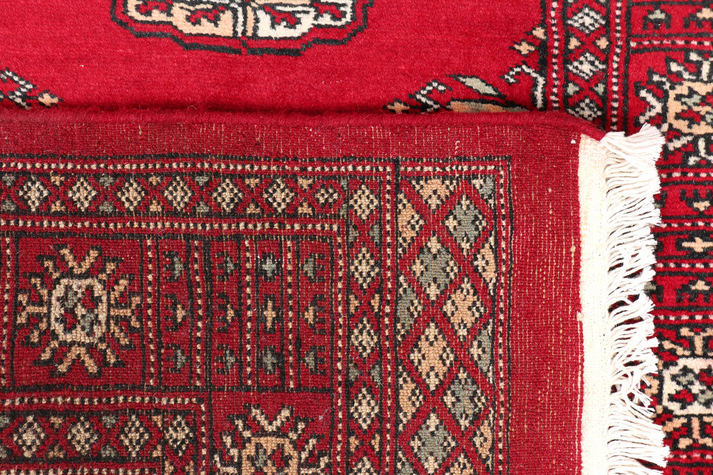 Dark Red Bokhara 2' 6 x 11' 11 - No. 46911 - ALRUG Rug Store