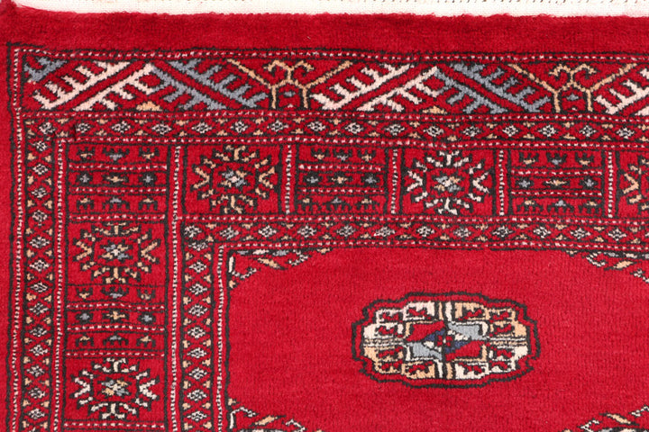 Dark Red Bokhara 2' 7 x 11' 7 - No. 46915 - ALRUG Rug Store