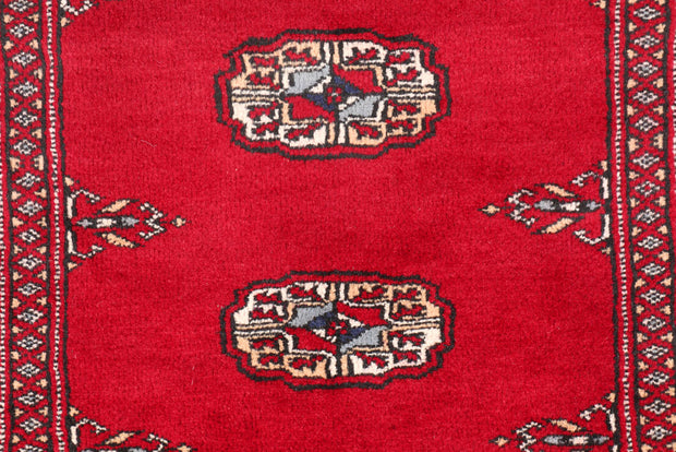 Dark Red Bokhara 2' 7 x 11' 7 - No. 46915 - ALRUG Rug Store