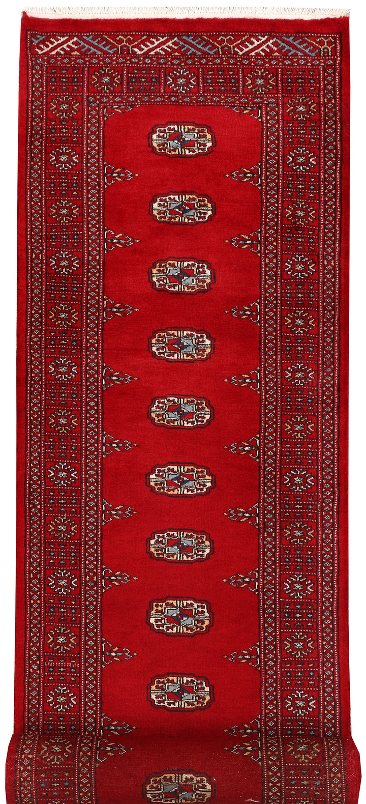 Dark Red Bokhara 2' 7 x 11' 7 - No. 46915 - ALRUG Rug Store