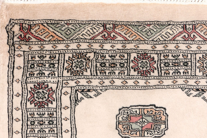 Tan Bokhara 2' 7 x 8' 4 - No. 46917 - ALRUG Rug Store