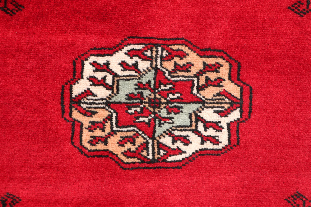 Dark Red Bokhara 2' 7 x 10' 6 - No. 46918 - ALRUG Rug Store