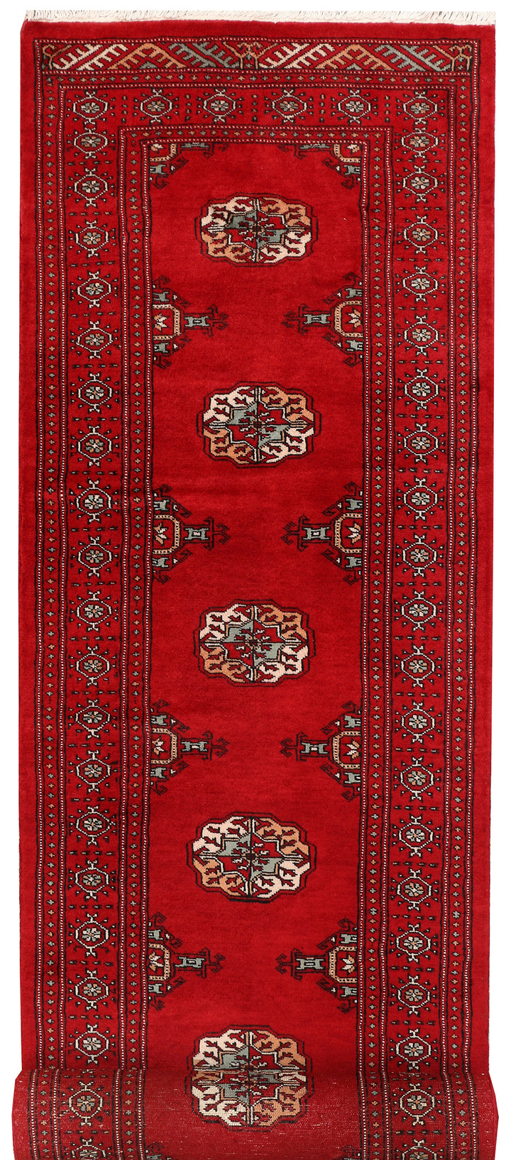 Dark Red Bokhara 2'  7" x 10'  6" - No. QA72719
