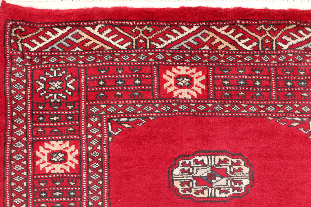 Dark Red Bokhara 2' 7 x 11' 8 - No. 46924 - ALRUG Rug Store