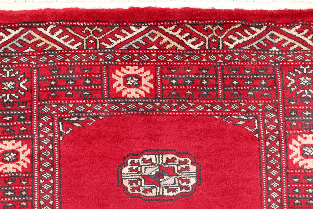 Dark Red Bokhara 2' 7 x 11' 8 - No. 46924 - ALRUG Rug Store