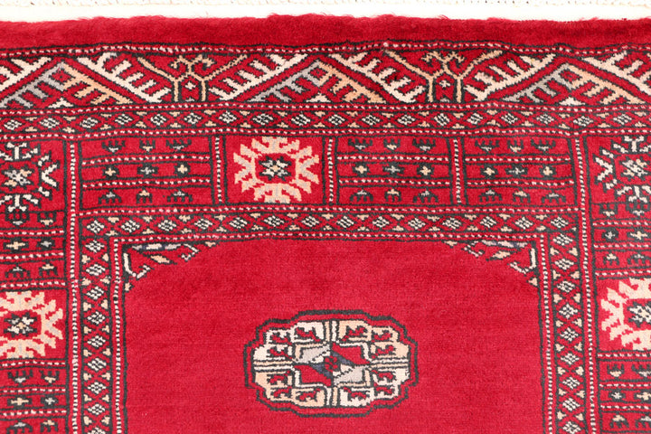 Dark Red Bokhara 2' 7 x 11' 8 - No. 46924 - ALRUG Rug Store