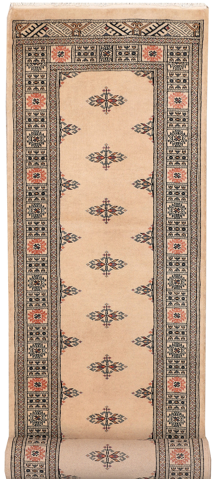 Tan Butterfly 2' 7 x 11' 7 - No. 46925 - ALRUG Rug Store