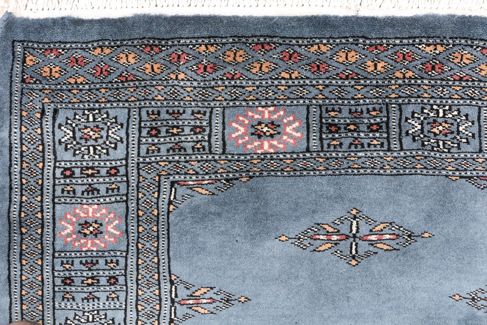 Steel Blue Butterfly 2' 8 x 11' 8 - No. 46927 - ALRUG Rug Store