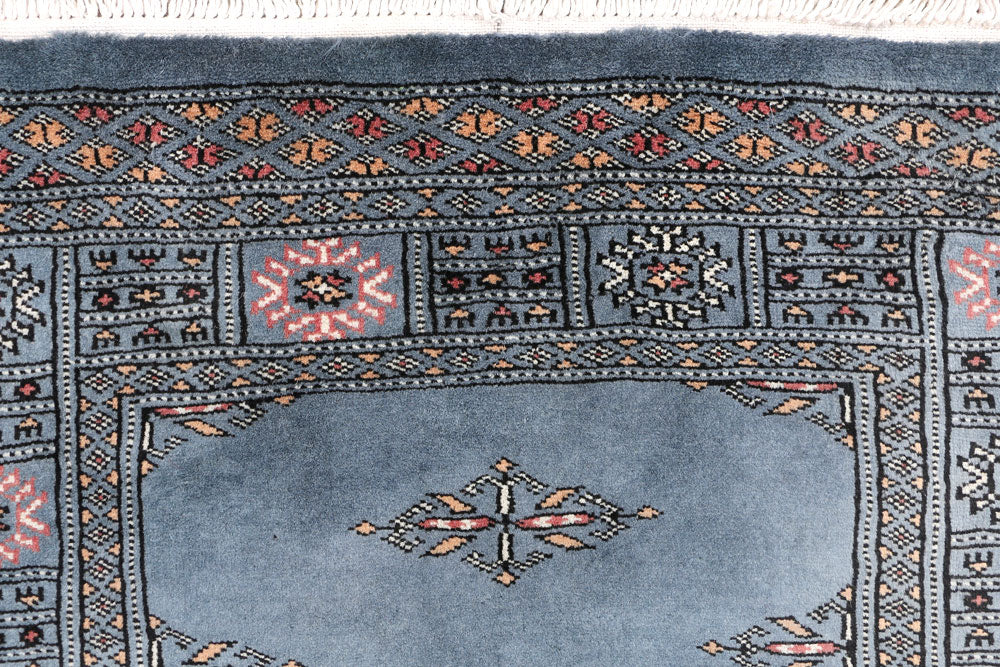 Steel Blue Butterfly 2' 8 x 11' 8 - No. 46927 - ALRUG Rug Store