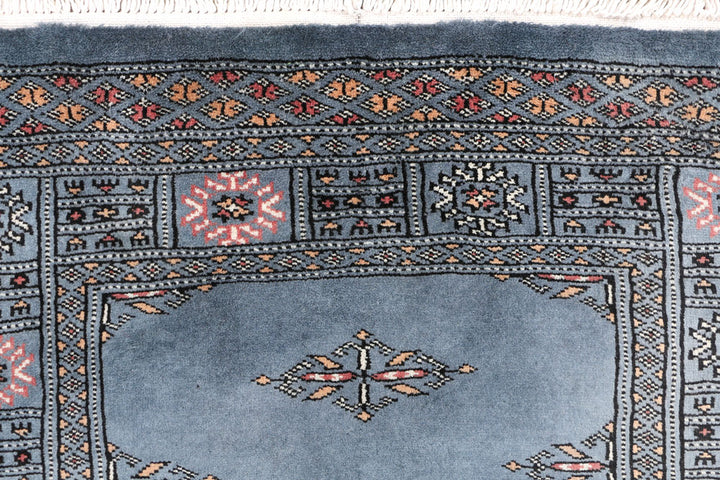 Steel Blue Butterfly 2' 8 x 11' 8 - No. 46927 - ALRUG Rug Store