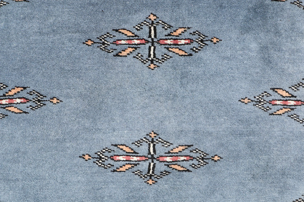 Steel Blue Butterfly 2' 8 x 11' 8 - No. 46927 - ALRUG Rug Store