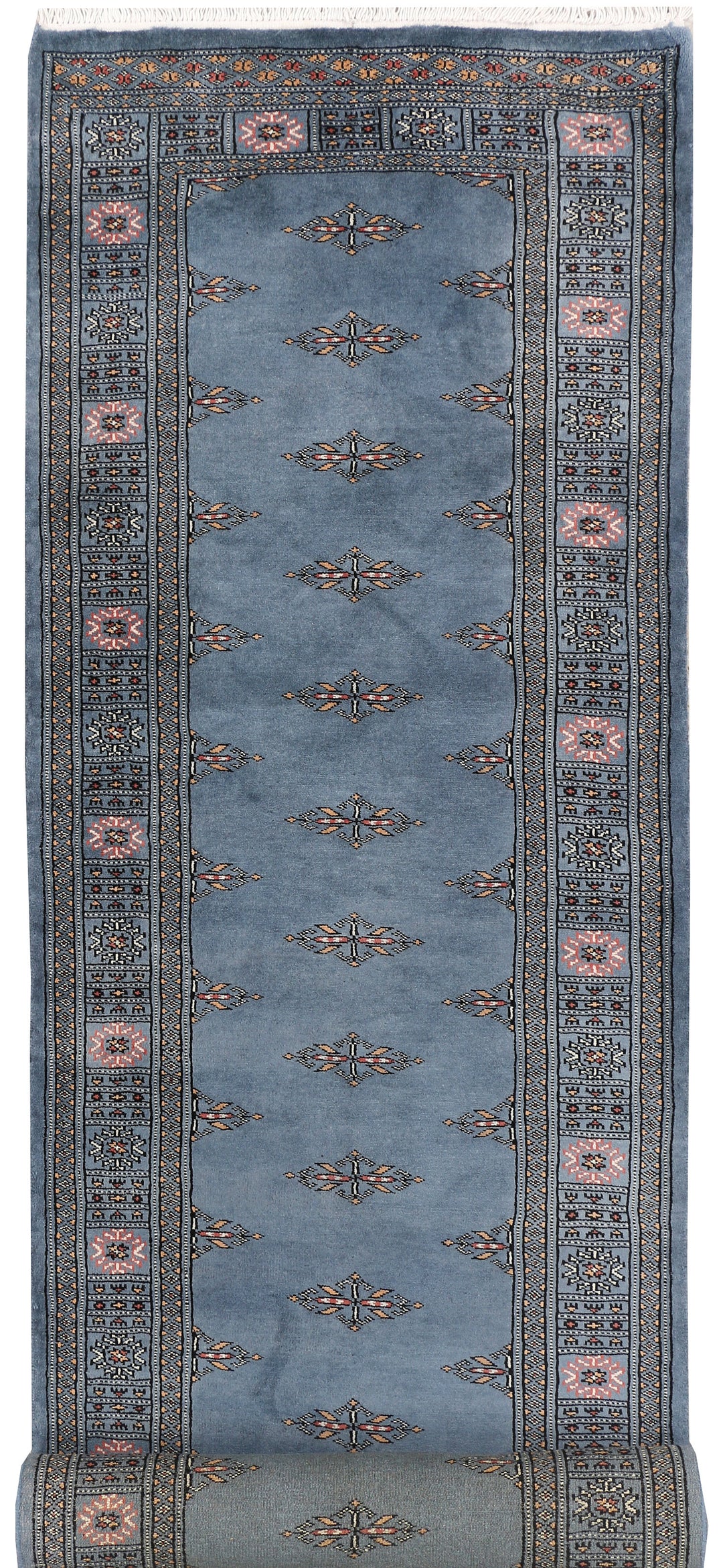 Steel Blue Butterfly 2' 8 x 11' 8 - No. 46927 - ALRUG Rug Store